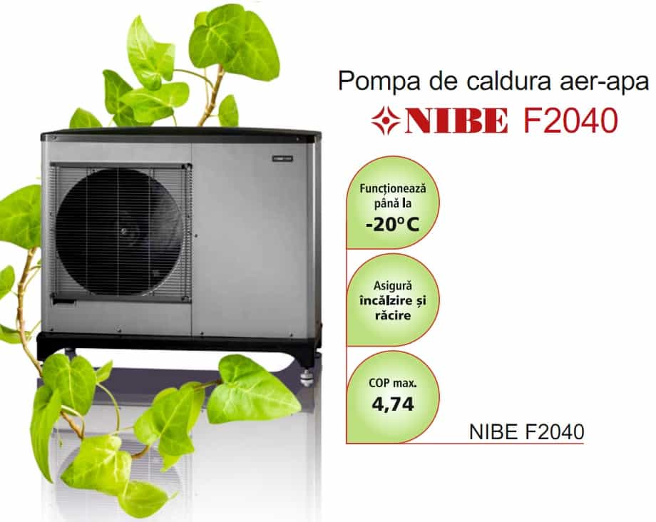 Pompa de caldura aer-apa F2040 Pompa de caldura aer-apa F2040
