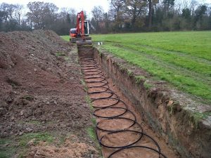 serpentina orizontala pompa de caldura